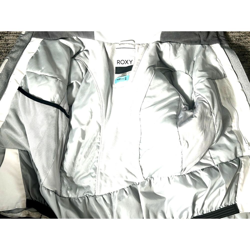 Roxy Dryflight Ski/Snow/Jacket White/Houndstooth … - image 4